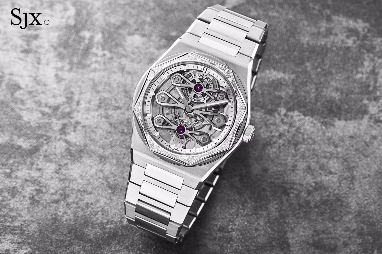 Girard‑Perregaux Laureato Three Gold Bridges: nová vlajková hodinka značky