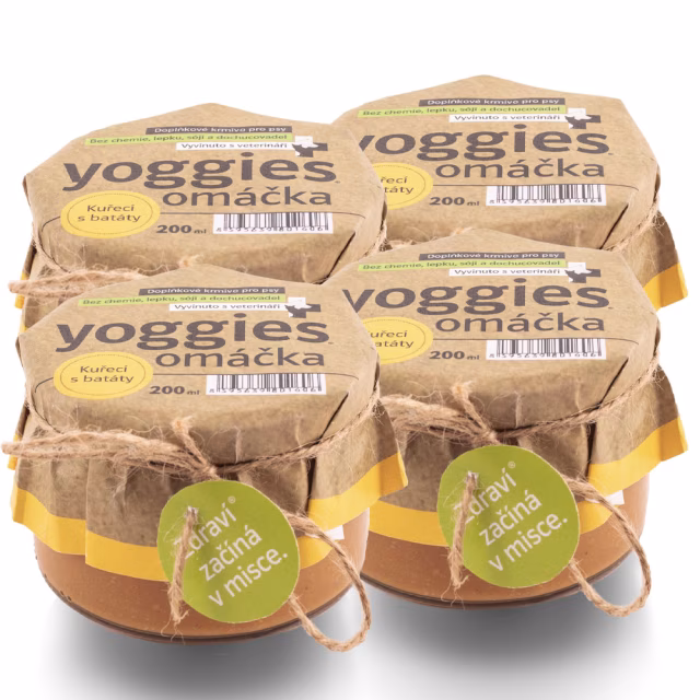 Voňavé omáčky pro psy Yoggies