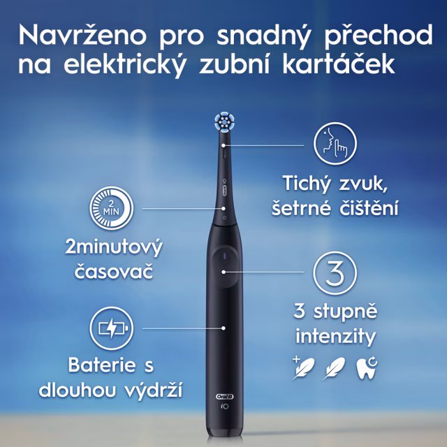 Oral-B uvádí elektrický kartáček iO2 a nové kartáčkové hlavice s chytrými štětinami