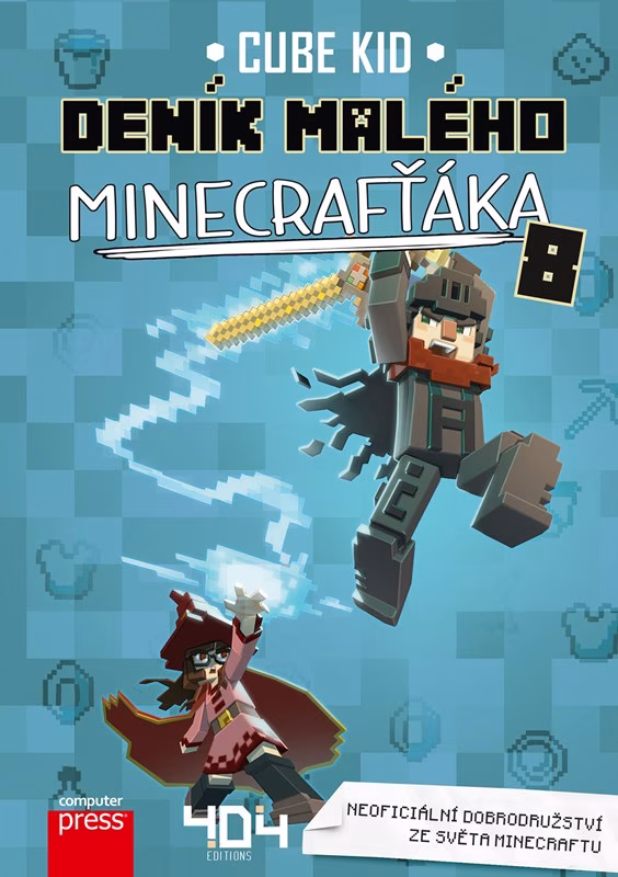 Soutěž o 5 knih Deník malého Minecrafťáka 8