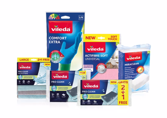 Soutěž o 10 balíčků produktů Vileda