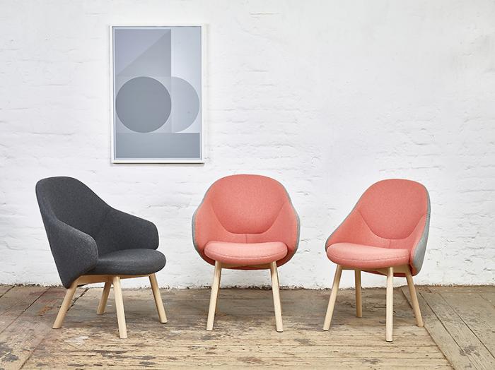 Alba chair and armchair