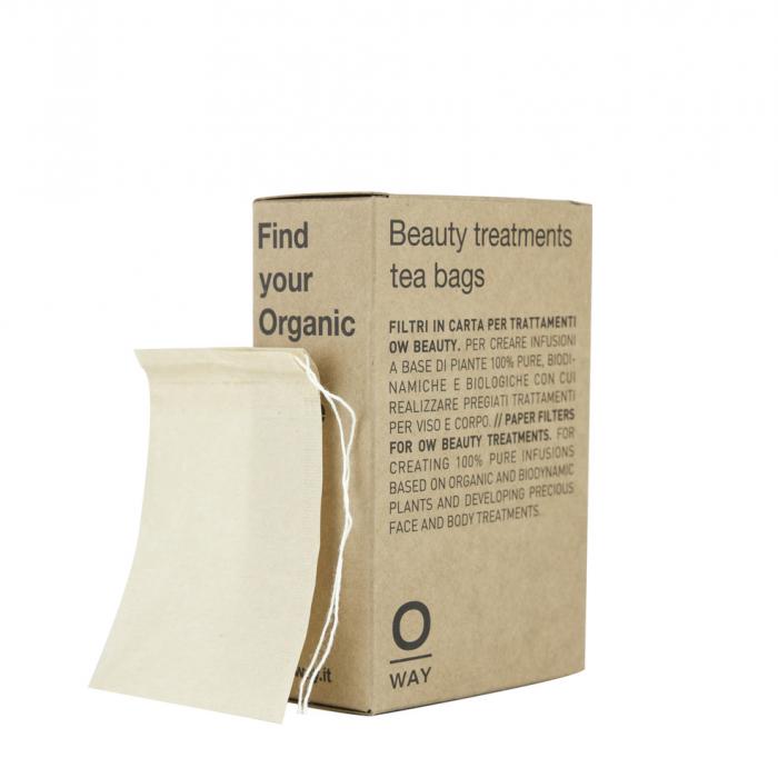 OWAY BEAUTY TREATMENTS TEA BAGS Malé papírové filtrovací sáčky pro bylinné směsi